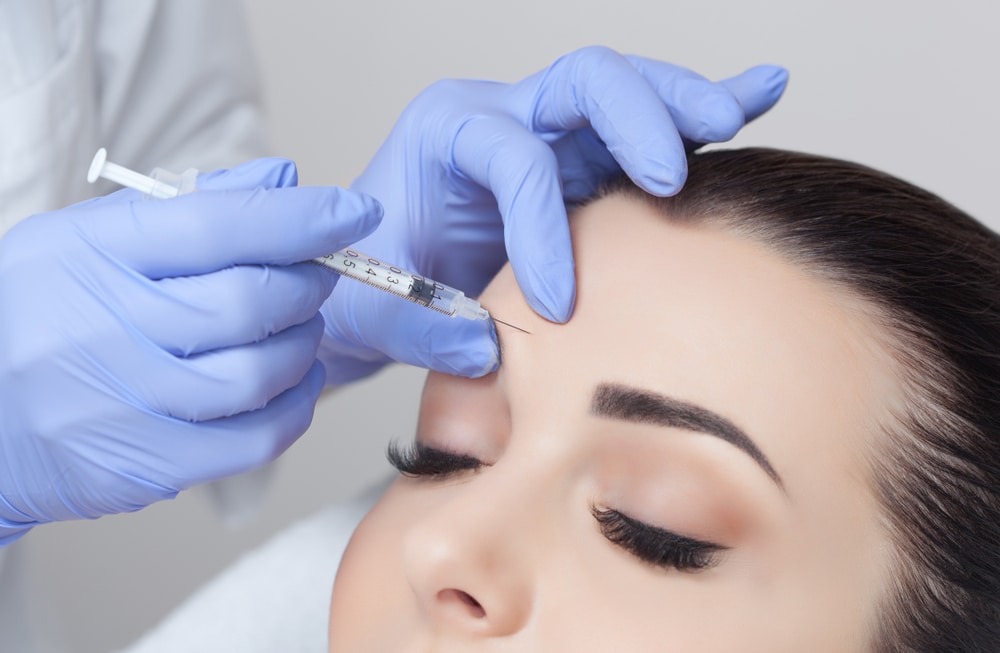 How well does Botox work for frown lines between the eyebrows?